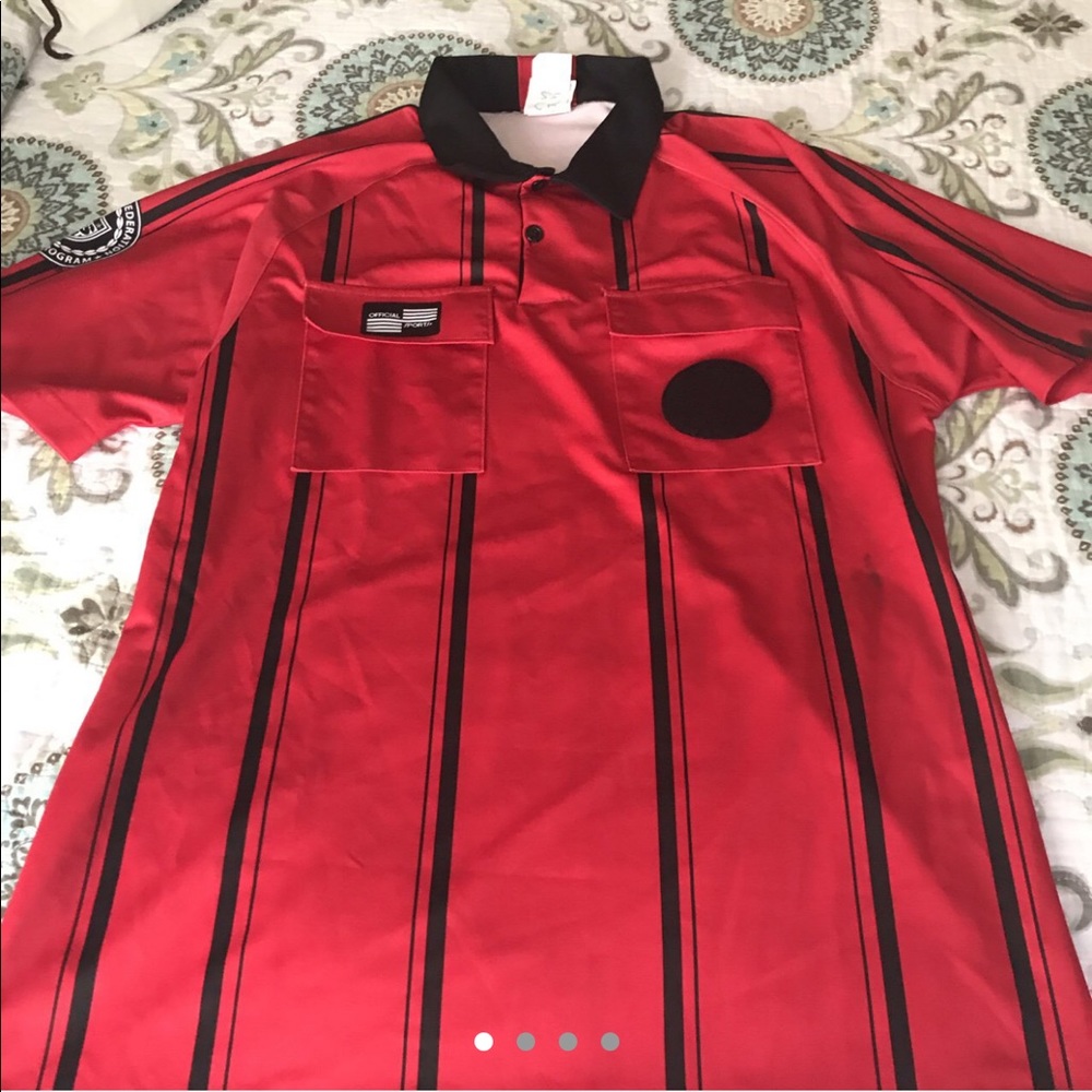 Official Sports Men’s referee red shirt